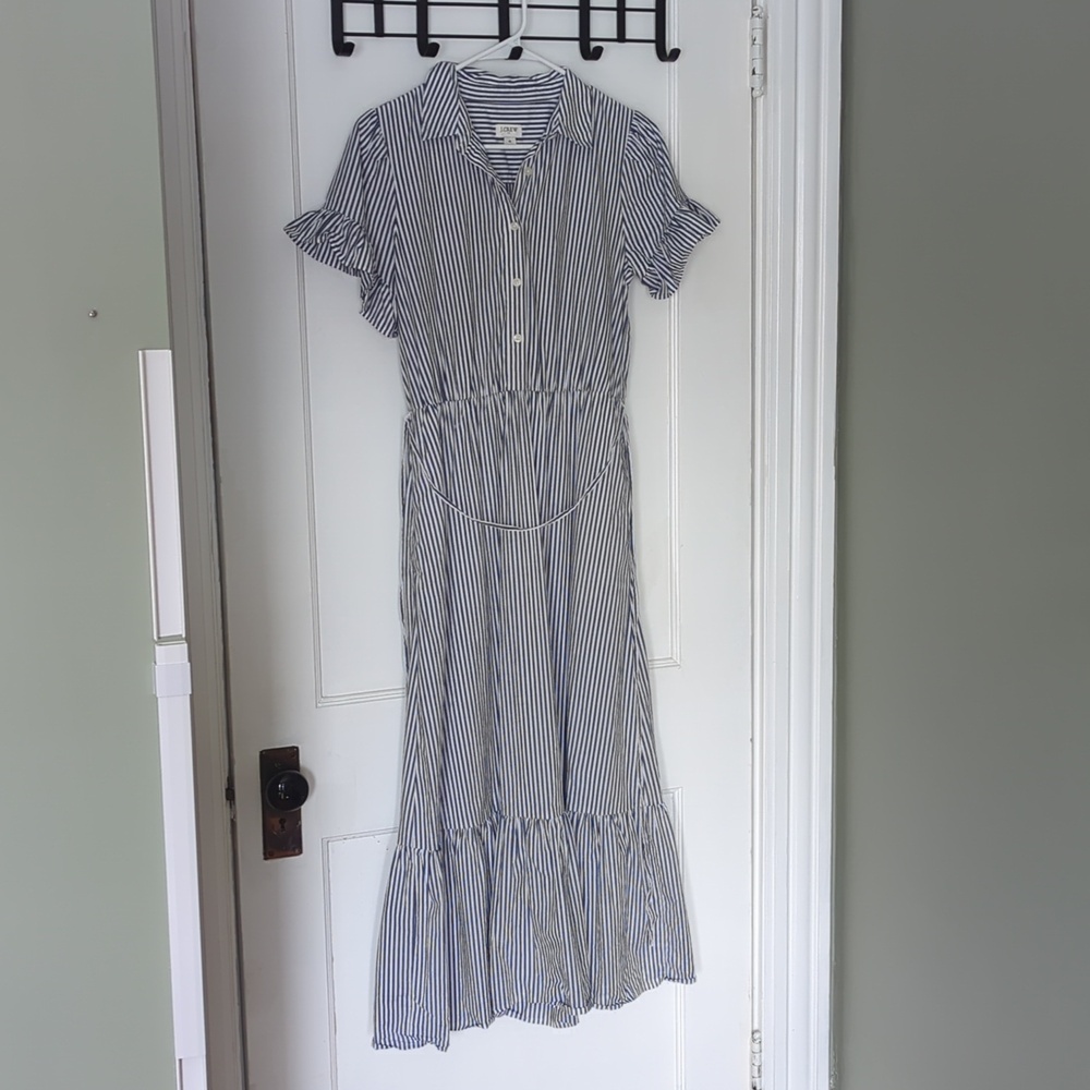 J. Crew Amelia Maxi Shirt-Dress